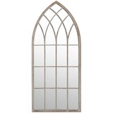  Vrtno ogledalo boja pijeska 70x30 cm željezno vanjska upotreba | shoptok.hr