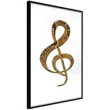  Poster - Golden Treble Clef 30x45 Cijene