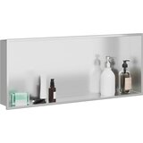  Ničica za tuš Srebrno 75 x 30 x 9,5 cm Nehrđajući čelik | shoptok.hr