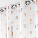 Douceur d intérieur Rumena/bela prosojna zavesa 140x240 cm Geokid – | Shoptok.si