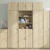  Visoka komoda boja hrasta 70x42,5x185 cm od konstruiranog drva Cijene