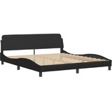  Krevet s madracem Dover crni 180 x 200 cm od umjetne kože | shoptok.hr
