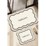 Lessentiel Maison Bounde set tepiha za kupatilo, 2 komada, krem Cijene