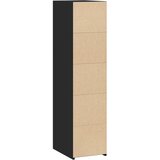  Visoka komoda crna 30x41x124 cm od konstruiranog drva | Eponuda.com