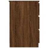  Pisalna miza rjavi hrast 140x50x77 cm konstruiran les, (20640581) | Shoptok.si
