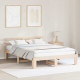  Krevetna konstrukcija Prirodna 160 x 200 cm Čvrsto borovo drvo | shoptok.hr
