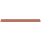 Polica na zidu 2 pcs Crvena 100 x 9 x 3 cm Konstruirano drvo | shoptok.hr