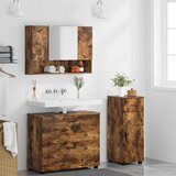  Set namještaja za kupaonicu 3 kom. Dimljeni hrast Smeđa 76,5 x 35 x 64 cm | shoptok.hr
