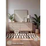 Hanse Home Bela/rjava obojestranska/ročno tkana volnena preproga 80x150 cm Vika – | Shoptok.si