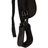 Western Sedlo, Uzda i Obujmica Prava Koža 17 " Crno | shoptok.hr