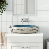 umivaonik raznobojni ovalni 59x40x15 cm keramički