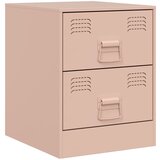 Maison Chic Nočna omarica - Nočna miza roza 34,5x39x44 cm jeklo, (21687750) Cene