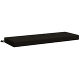  Jastučići za klupe - 2 dijela SOEST 2 kom. 100% poliester Crna - Crna 110 x 40 x 8 cm Melange | shoptok.hr