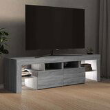 TV ormarić s LED svjetlima siva boja hrasta 140 x 36 5 x 40 cm | shoptok.hr