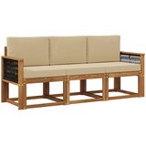  Set vanjskih sofa 3 kom. Prirodna | shoptok.hr