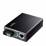 Cudy MC100SB-60A fast ethernet 10/100Mb/s fiber single-mode konverter wdm bidi (1550nm tx / 1310nm rx) dometa do 60km preko 1 fiber vlakna, BER<1E-9, podržava lfp (sc konektor) Cene