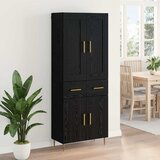  Highboard Crni hrast 69,5 x 34 x 180 cm Konstruirano drvo | shoptok.hr