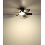Globo 03625S - LED prigu&amp;scaron;iva stropni ventilator DELORES LED/5W/230V 2700-6500K crna + daljinski upravljač Slike