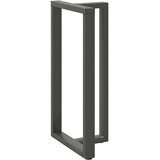  Noge za barski stol T-oblika 2 kom antracit 60x35x(110-111) cm čelik | shoptok.hr