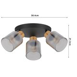  Brilagi - Spot svetiljka HYGGE 4xE14/15W/230V crna/zadimljena | Eponuda.com