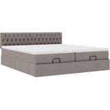  Ottoman krevet s madracima, taupe 160x200 cm, tkanina | shoptok.hr