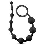  Analne kuglice Adventures Platinum Anal Beads, 31.7cm, Crne Cene