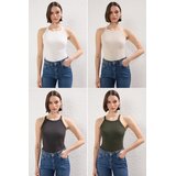 TRENDYOLMILLA Ženski set majici TWOSS25AL00055, 4 komada, Višebojni | Eponuda.com