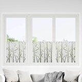  Statička folija za prozore Uzorak od bambusa 90 x 500 cm PVC | shoptok.hr