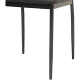 MID.YOU STOL, kovina, tekstil siva, temno siva | Shoptok.si