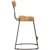  Barski stolci 2 kom 49x43x79 cm masivnog drva manga | shoptok.hr