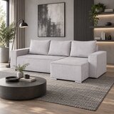 Grantex Line Ugaona garnitura Lena SVL, 130x190cm, Svetlosiva Cene