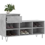  za cipele boja betona 102x36x60 cm konstruirano drvo | shoptok.hr