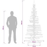  Drveno božićno drvce KOTKA 240 cm Masivna borovina Prirodno | shoptok.hr