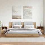  Noćni ormarići 2 kom Artisan hrast 40x40x50 cm izrađeno drvo | shoptok.hr