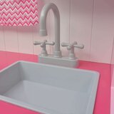 vidaXL Lesena otroška kuhinja 82x30x100 cm roza in bele barve, (20825369) | Shoptok.si