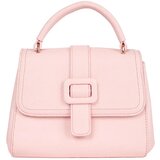 Shelvt Light pink small handbag with gold elements | shoptok.hr