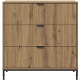 vidaXL Ormarić / Komoda s ladicama hrast artisan 79,5 x 33 x 82 cm | shoptok.hr