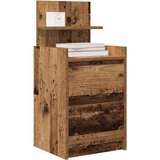  Noćni ormarić s 2 ladice staro drvo 38x34x80 cm | shoptok.hr
