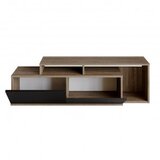 Hanah home nexera walnut black polica za tv