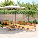 vidaXL 5-dijelni set vrtnih sofa od paleta od masivnog drva bagrema | shoptok.hr