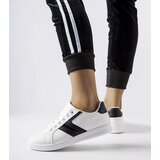 Gemre White sneakers with black inserts Rizzo | Shoptok.si