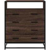 vidaXL Ormar s ladicama smeđi hrast 70x41x83,5 cm izrađeno drvo | shoptok.hr