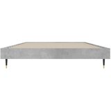  Okvir kreveta boja betona 100x200 cm od konstruiranog drva | shoptok.hr
