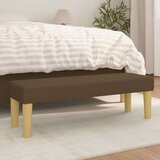  Klupa tamnosmeđi 100x30x30 cm od tkanine Cijene