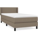 Maison Chic Box spring postelja - Vzmetna postelja z vzmetnico taupe 80x200 cm blago SL13521, (21884548) Cene