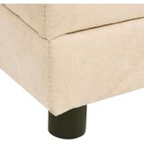 vidaXL Sofa za pse s jastukom krem 83 x 44 x 44 cm plišana | shoptok.hr