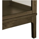 House Nordic Tamno smeđa vitrina u dekoru hrasta 90x180x40 cm Zamora – | shoptok.hr