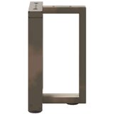 Noge za stolić T-oblika 2 kom prirodni čelik 28x25x(42-43)cm | shoptok.hr