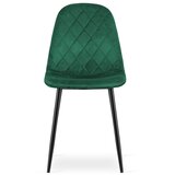  Set 2 ASTI stolice od tamnozelene baršun tkanine | shoptok.hr