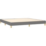  Krevet s oprugama i madracem tamnosivi 200 x 200 cm od tkanine | shoptok.hr